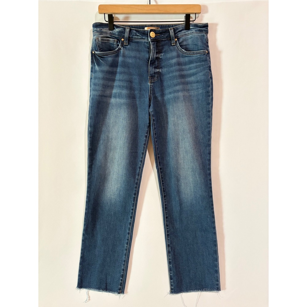 KUT from the Kloth Reese Straight Leg Jeans Size 8 Ankle Blue Denim Classic Fit